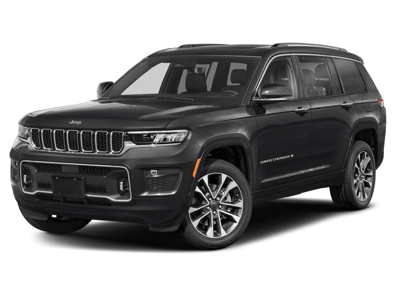 2023 Jeep Grand Cherokee L Overland - Front 3/4, facing to the left