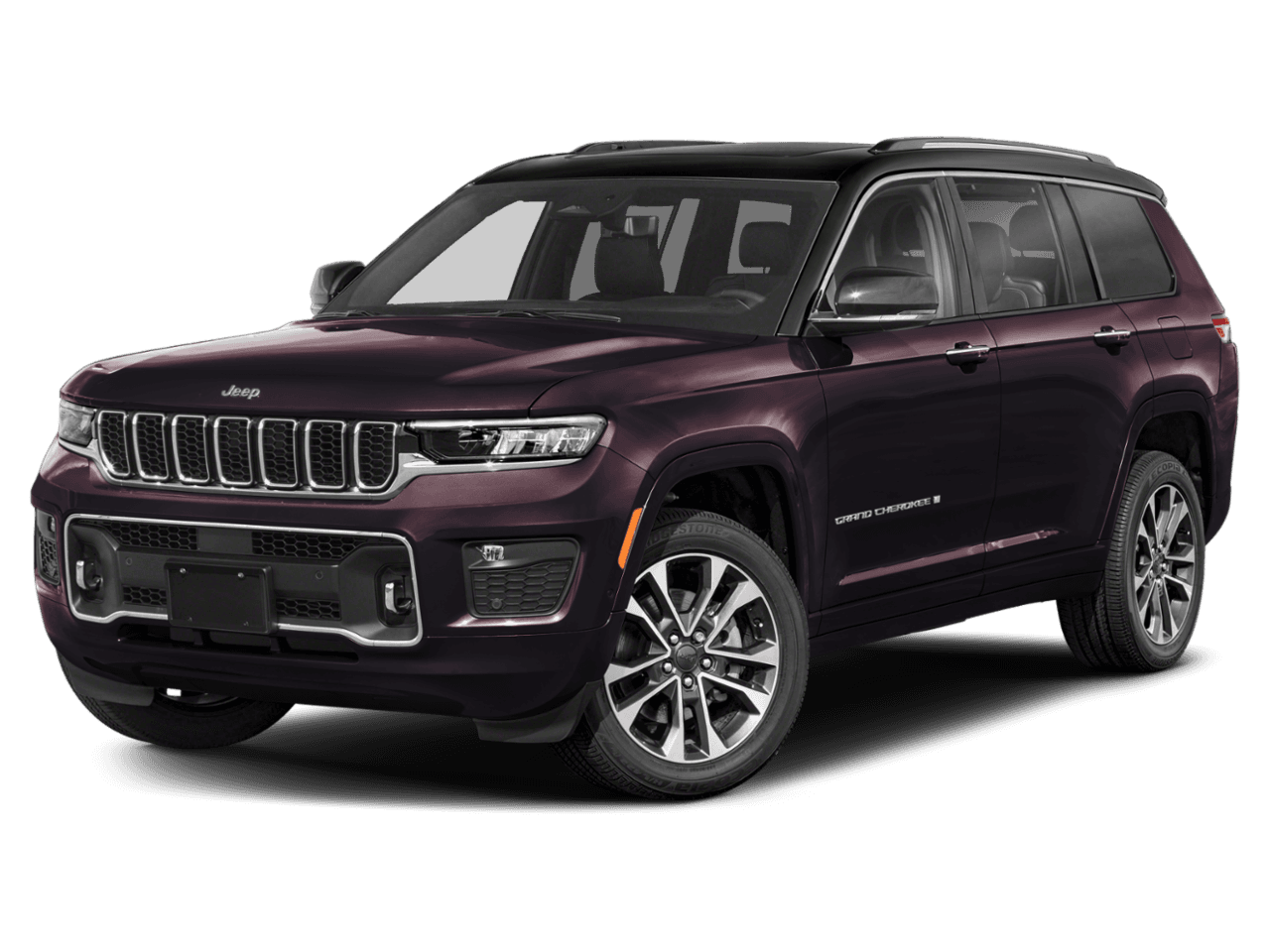 2023 Jeep Grand Cherokee L Overland - Front 3/4, facing to the left