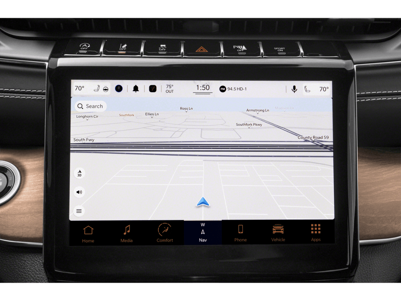 2023 Jeep Grand Cherokee L Overland - Interior Navigation System