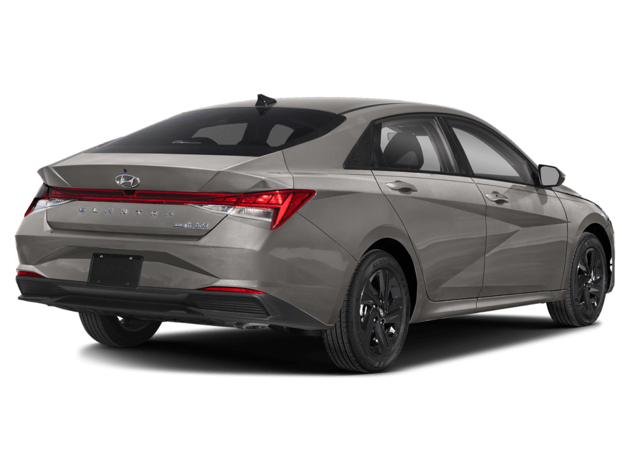 2023 Hyundai Elantra Hybrid Blue - Front 3/4, facing to the left