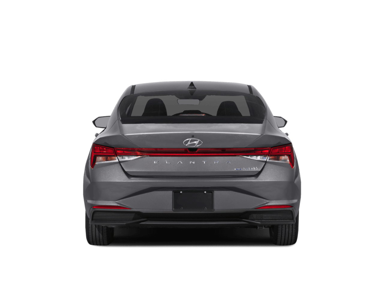 2023 Hyundai Elantra Hybrid Blue - Rear (full)