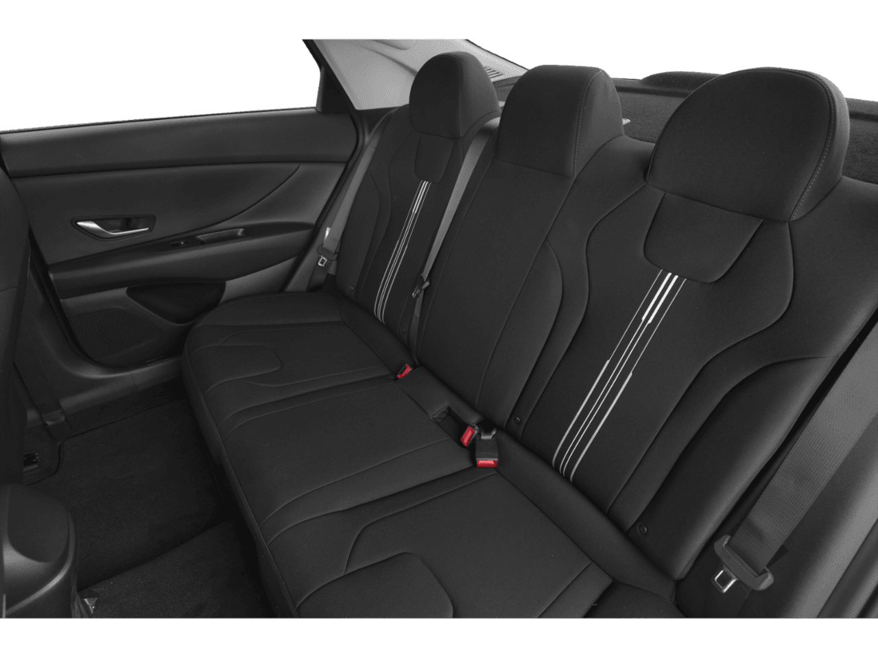 2023 Hyundai Elantra Hybrid Blue - Interior Rear seats