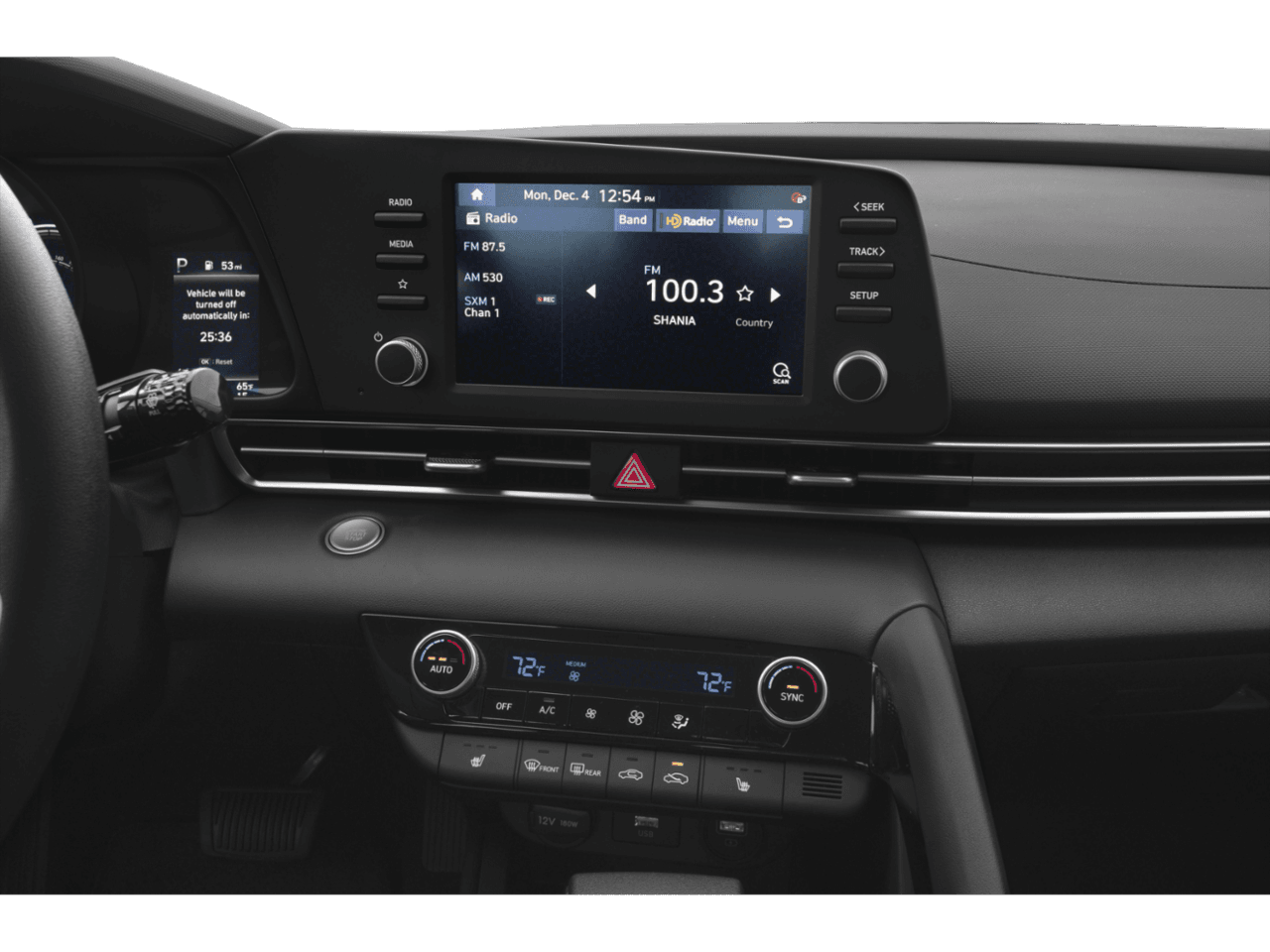 2023 Hyundai Elantra Hybrid Blue - Interior Stereo System