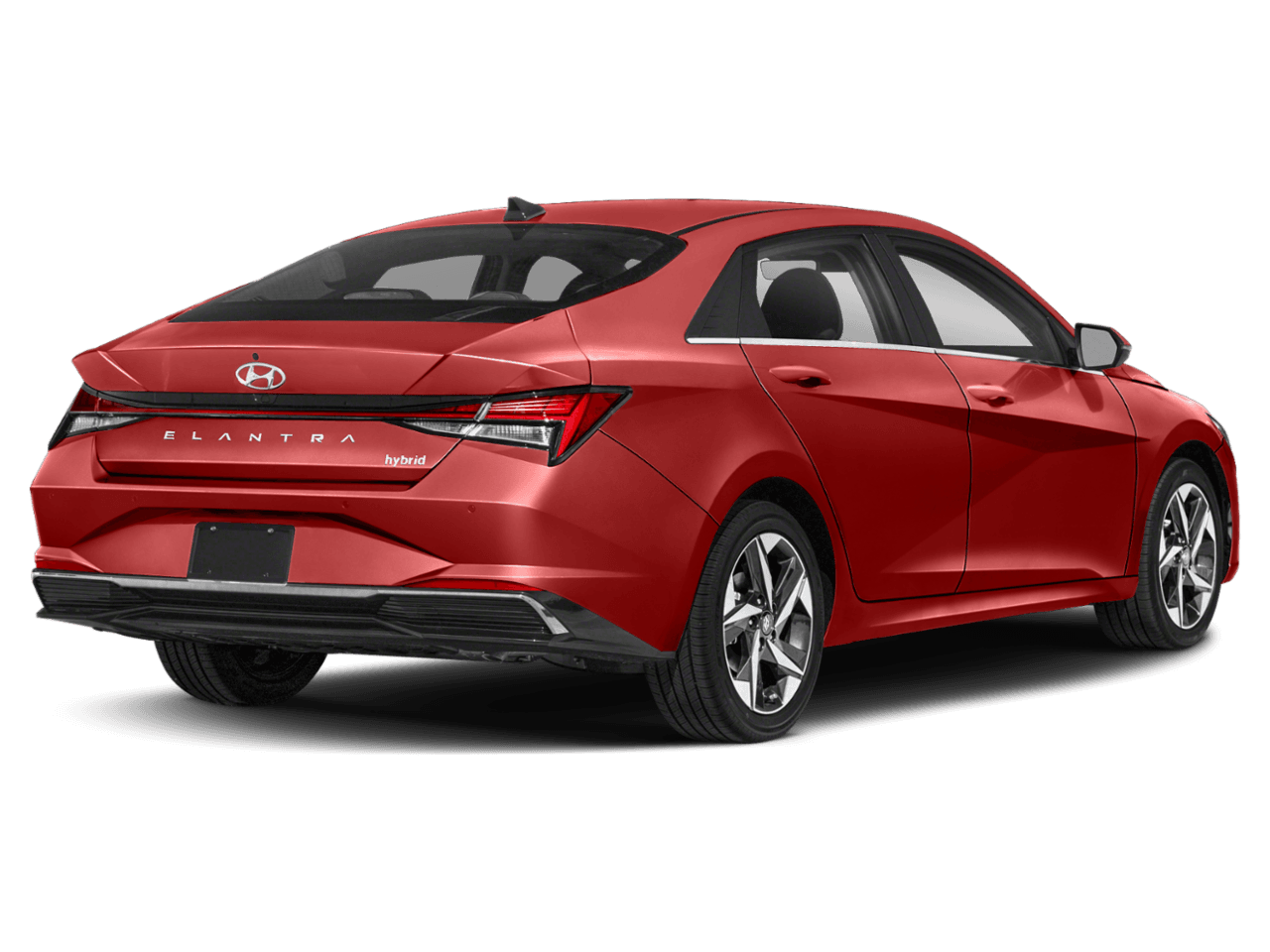 2023 Hyundai Elantra Hybrid Limited - Rear 3/4, facing to the right