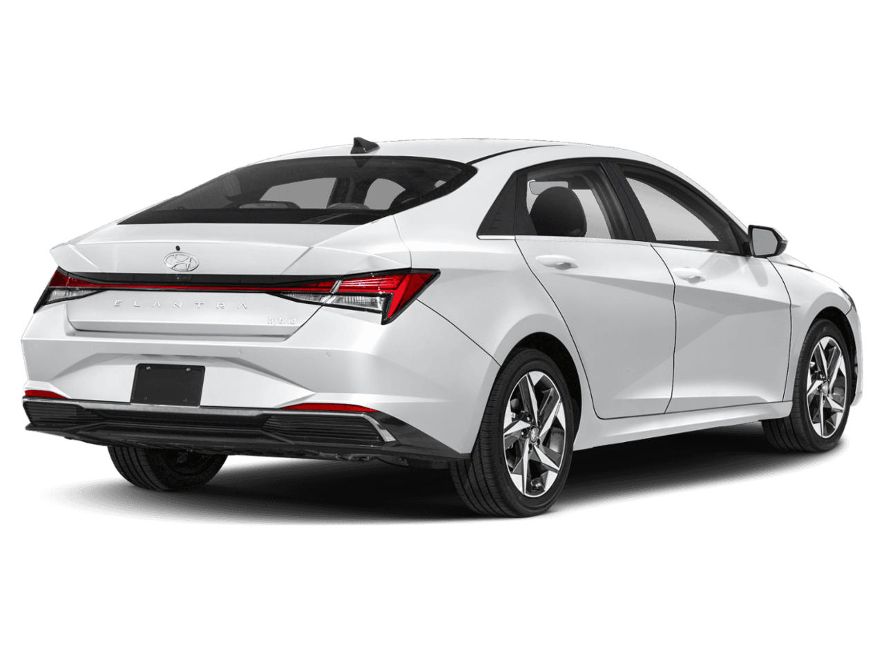 2023 Hyundai Elantra Hybrid Limited - Rear 3/4, facing to the right