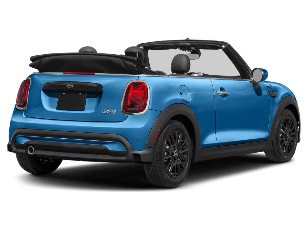 2023 MINI Convertible John - Rear 3/4, facing to the right