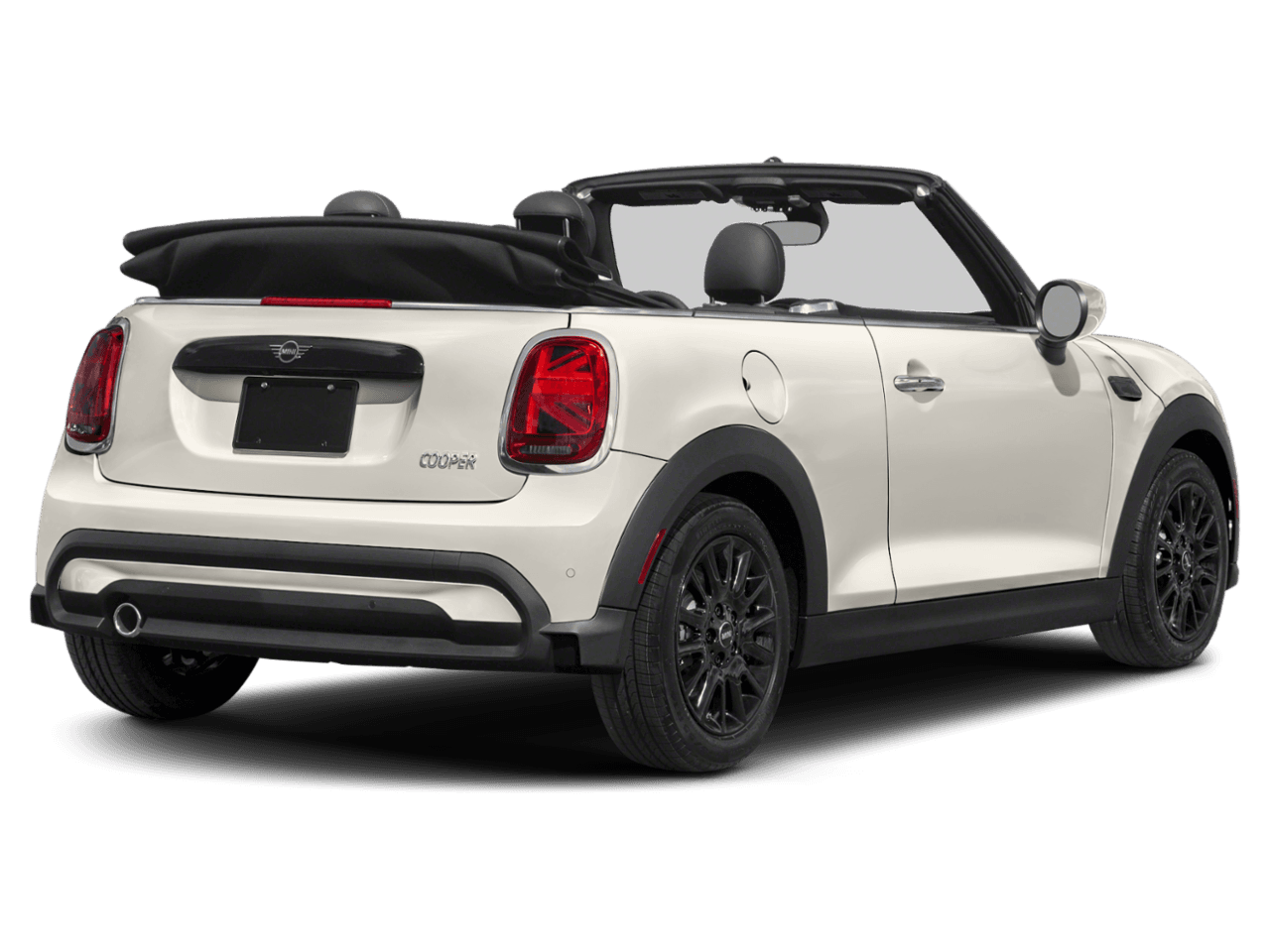 2023 MINI Convertible John - Rear 3/4, facing to the right
