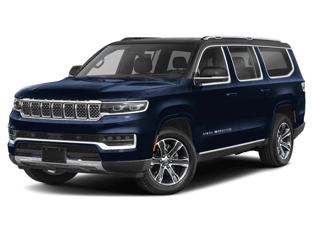2023 Jeep Grand Wagoneer L 4x4 - Front 3/4, facing to the left