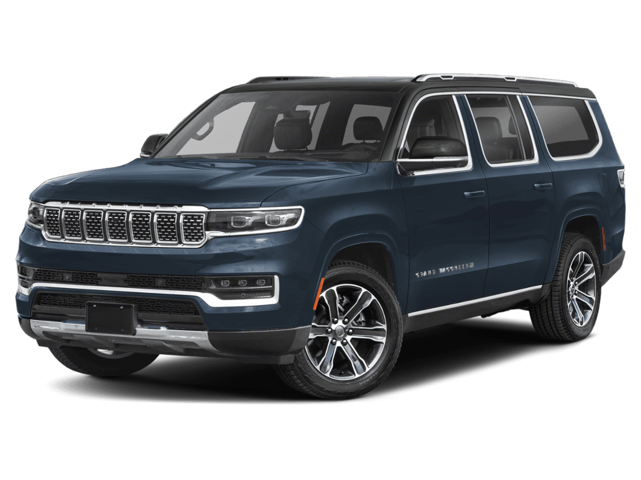2023 Jeep Grand Wagoneer L 4x4 - Front 3/4, facing to the left