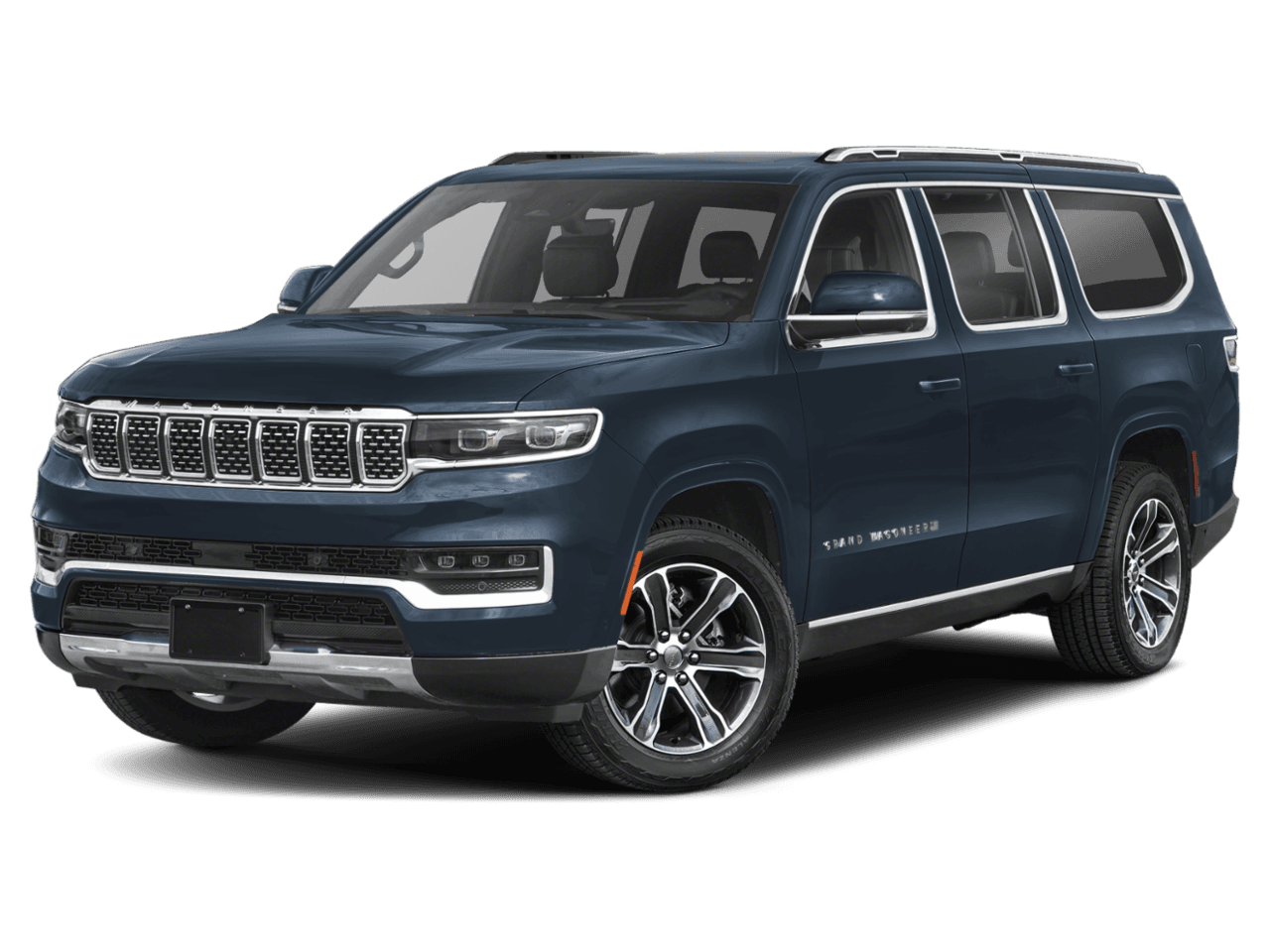 2023 Jeep Grand Wagoneer L Series - Front 3/4, facing to the left