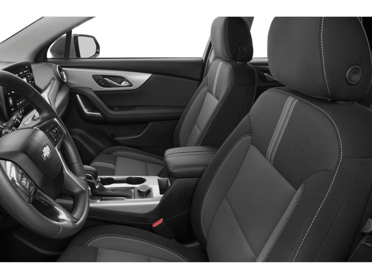 2023 Chevrolet Blazer RS - Interior Driver's Side with Door Open, Front Seat Feature