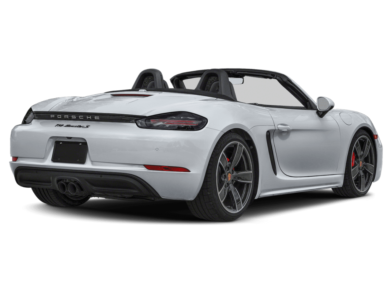 2023 Porsche 718 Boxster GTS - Rear 3/4, facing to the right