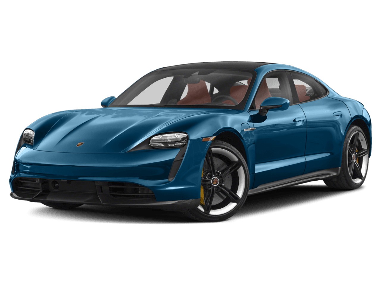 2023 Porsche Taycan GTS - Front 3/4, facing to the left