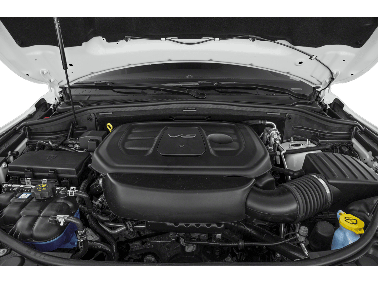 2022 Dodge Durango Orange Sport - Interior Engine Shot Feature