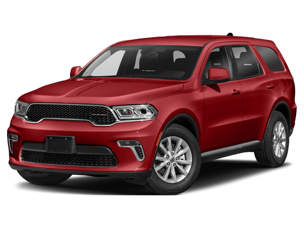 2022 Dodge Durango Orange Sport - Front 3/4, facing to the left