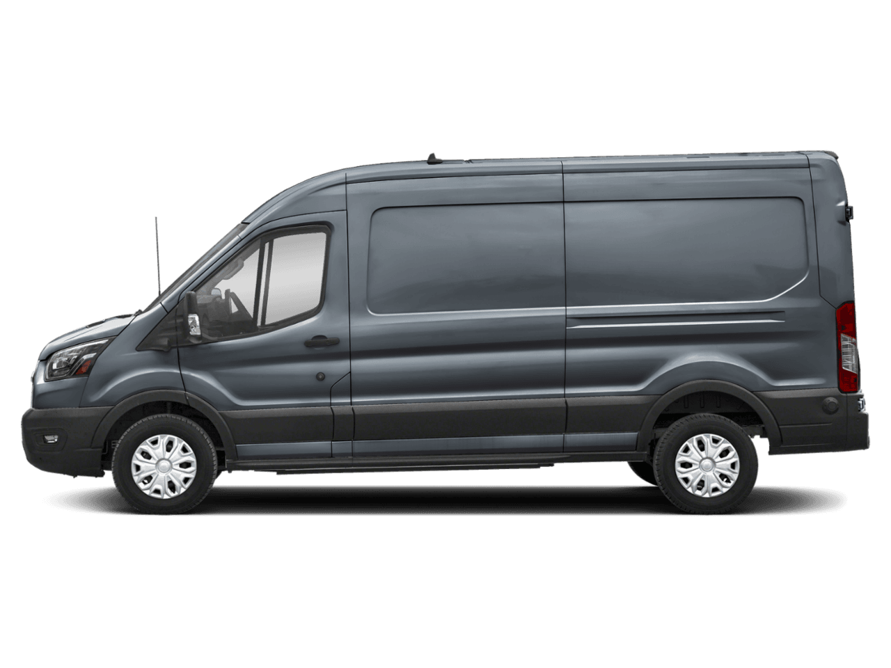 2023 Ford E-Transit Cargo Van T-350 - Profile, facing to the left