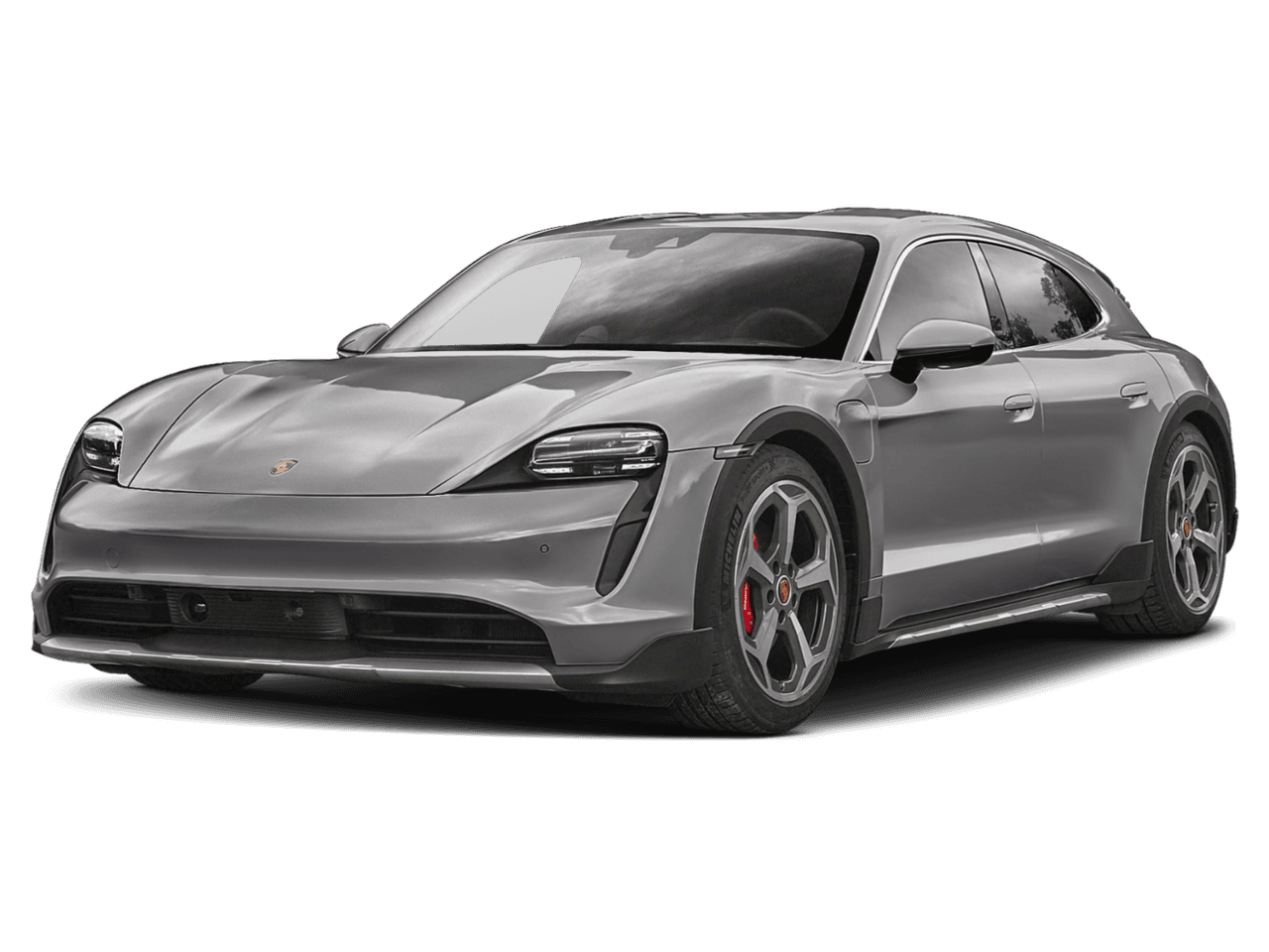 2023 Porsche Taycan 4 - Front 3/4, facing to the left