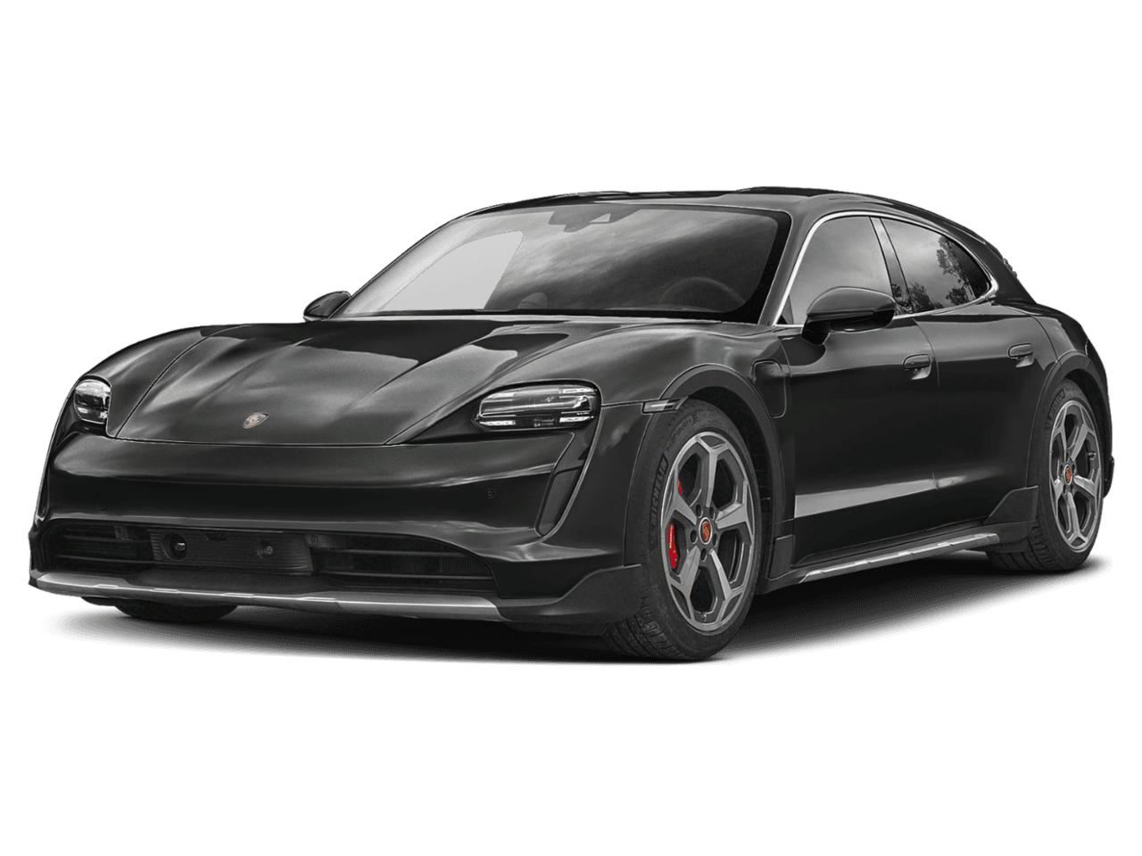 2023 Porsche Taycan 4S - Front 3/4, facing to the left