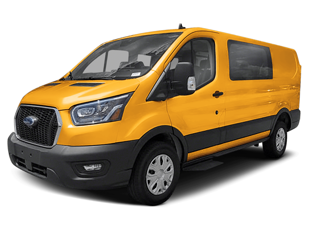 2023 Ford Transit Crew Van  - Front 3/4, facing to the left