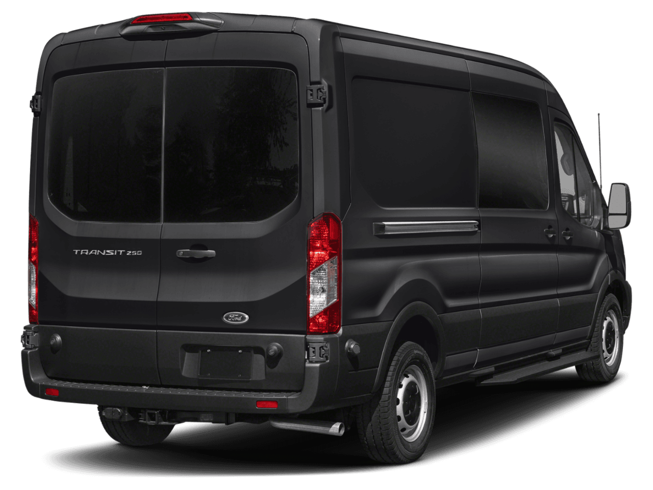 2023 Ford Transit Crew Van  - Rear 3/4, facing to the right