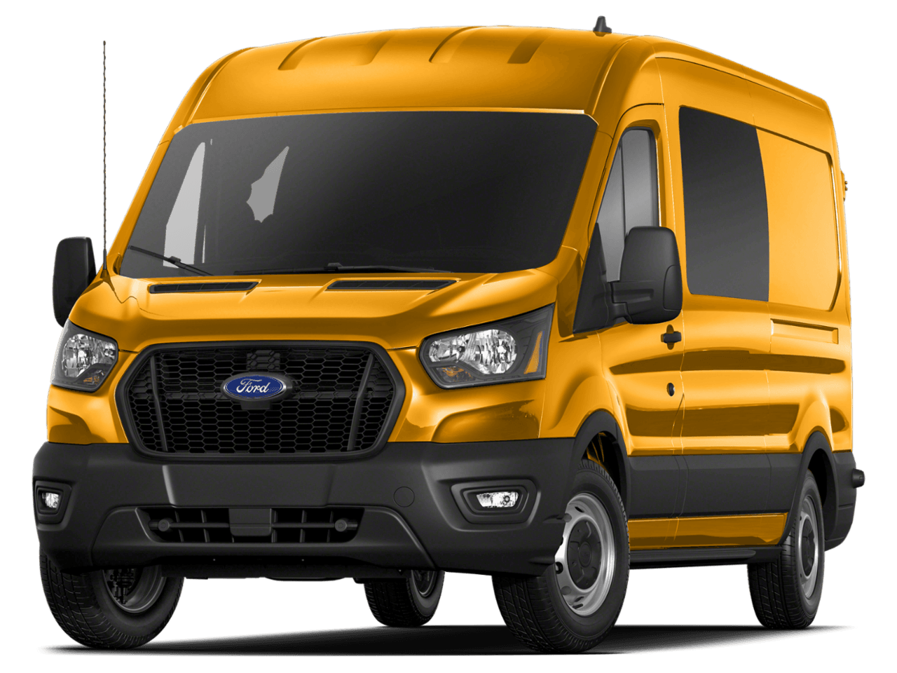 2023 Ford Transit Crew Van  - Front 3/4, facing to the left