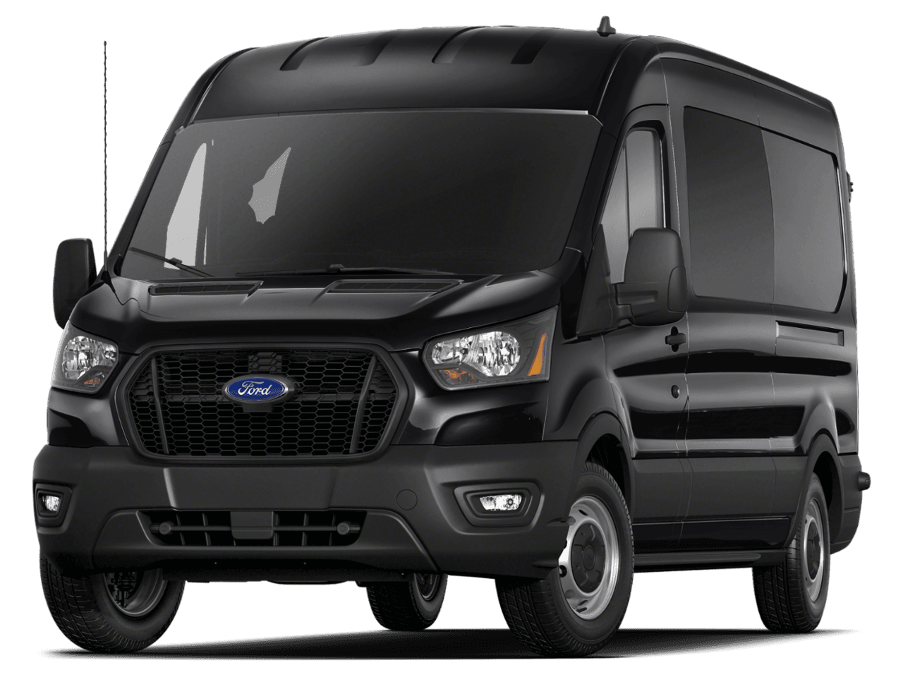 2023 Ford Transit Crew Van  - Front 3/4, facing to the left