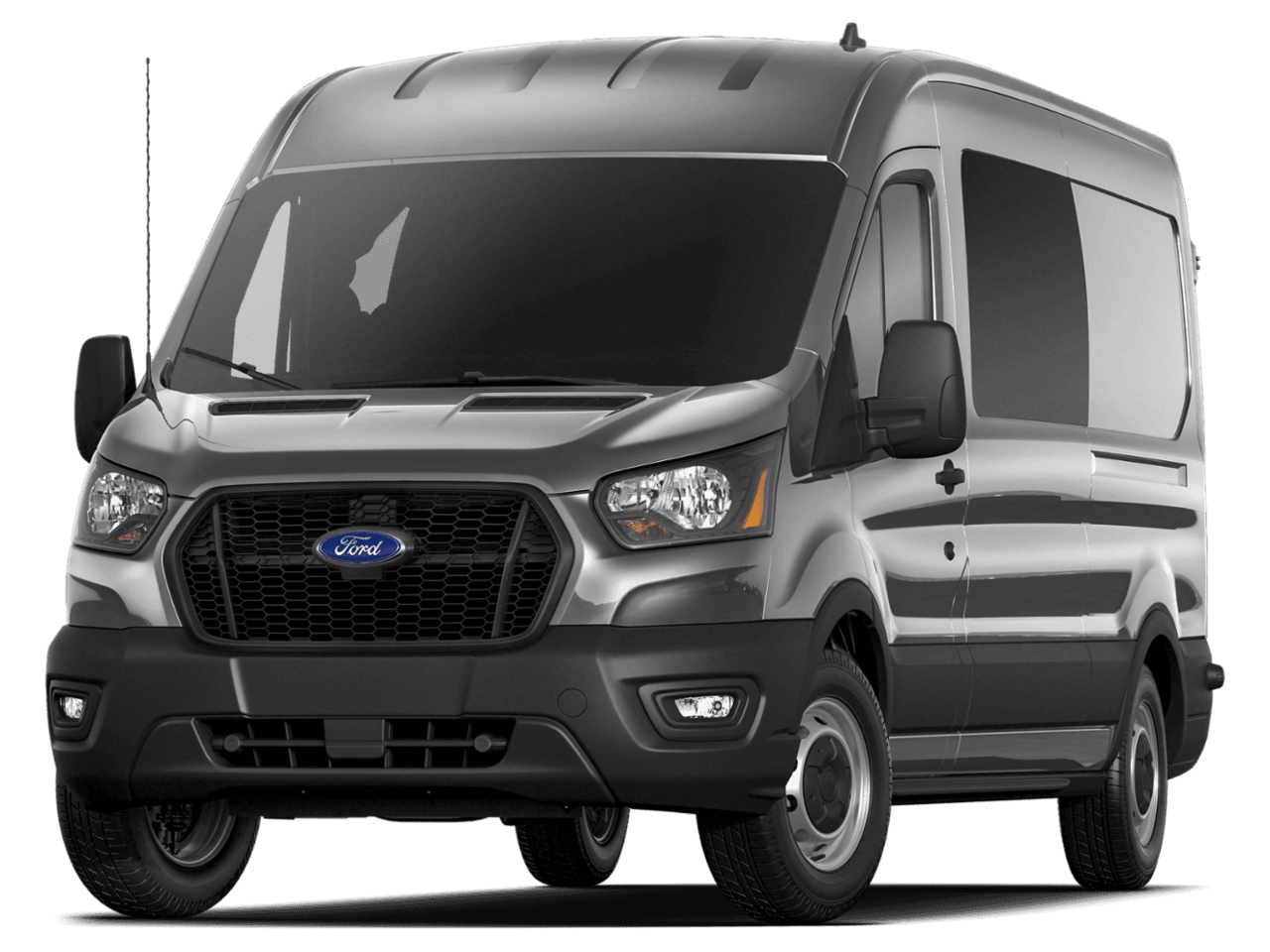 2023 Ford Transit Crew Van  - Front 3/4, facing to the left