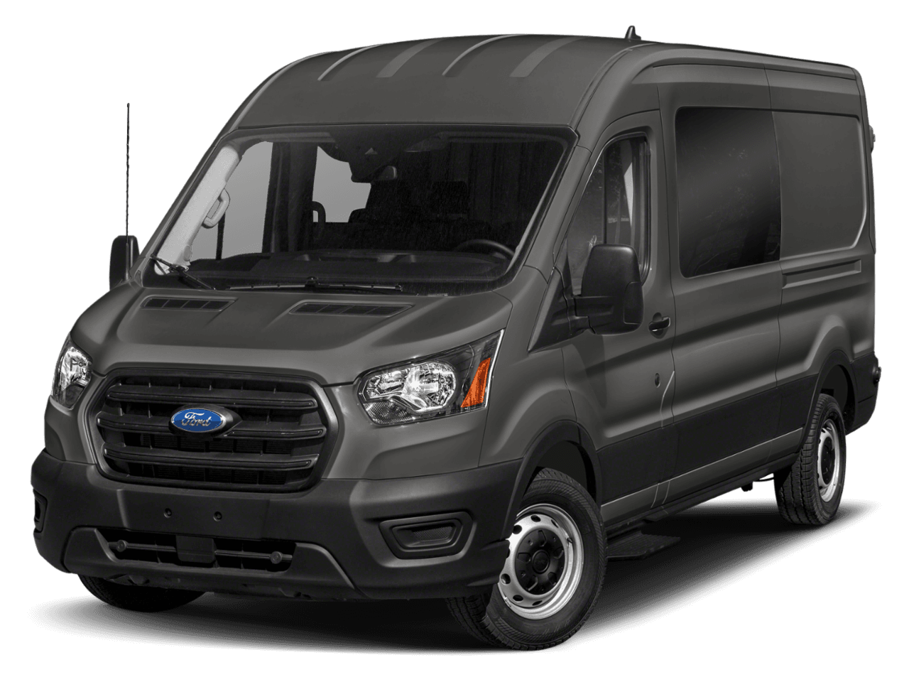 2023 Ford Transit Crew Van  - Front 3/4, facing to the left