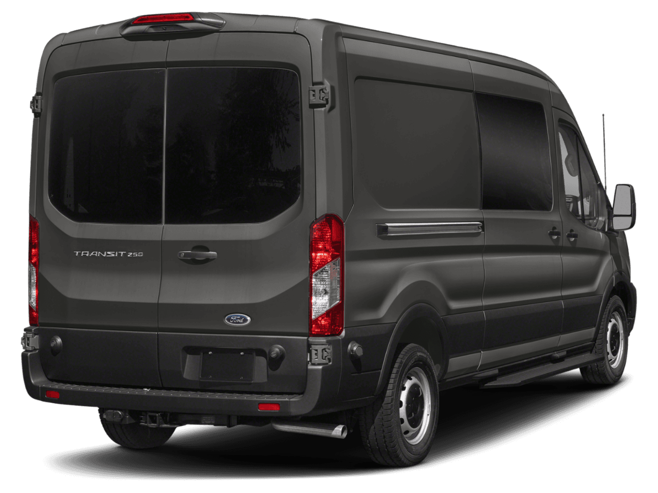 2023 Ford Transit Crew Van  - Rear 3/4, facing to the right