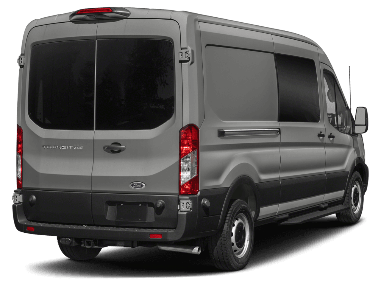 2023 Ford Transit Crew Van  - Rear 3/4, facing to the right