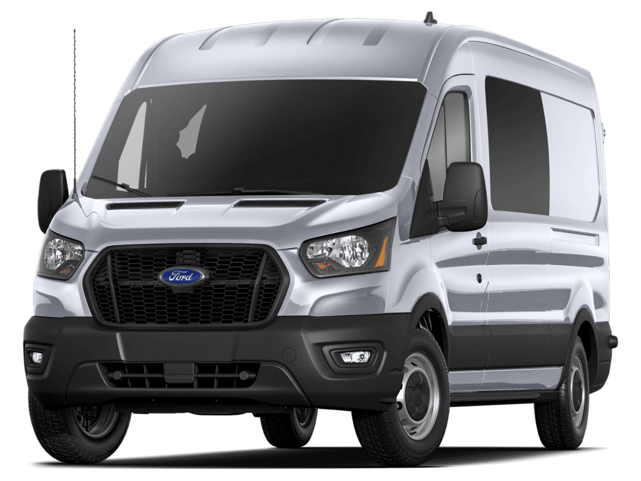 2023 Ford Transit Crew Van  - Front 3/4, facing to the left