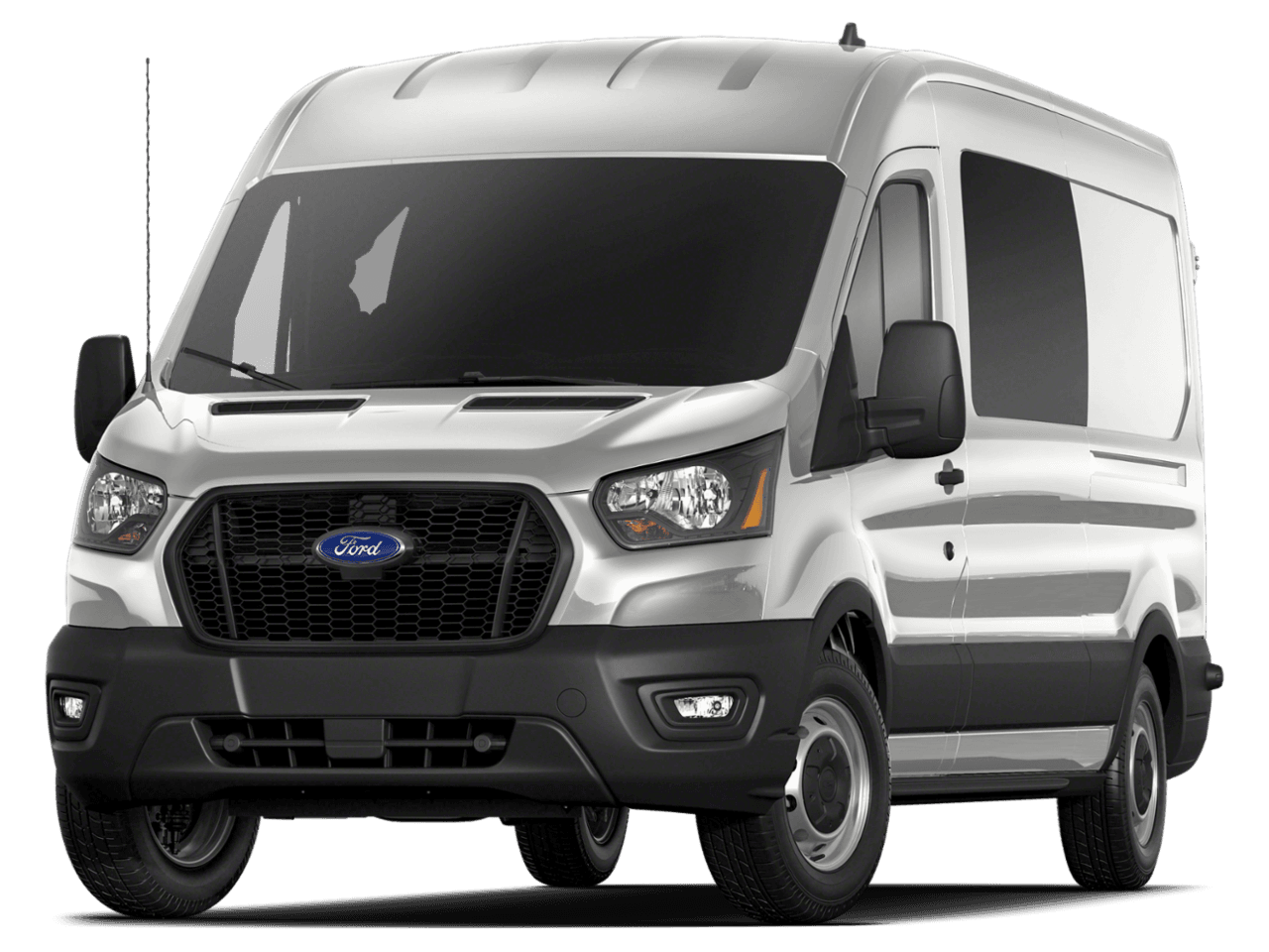 2023 Ford Transit Crew Van  - Front 3/4, facing to the left