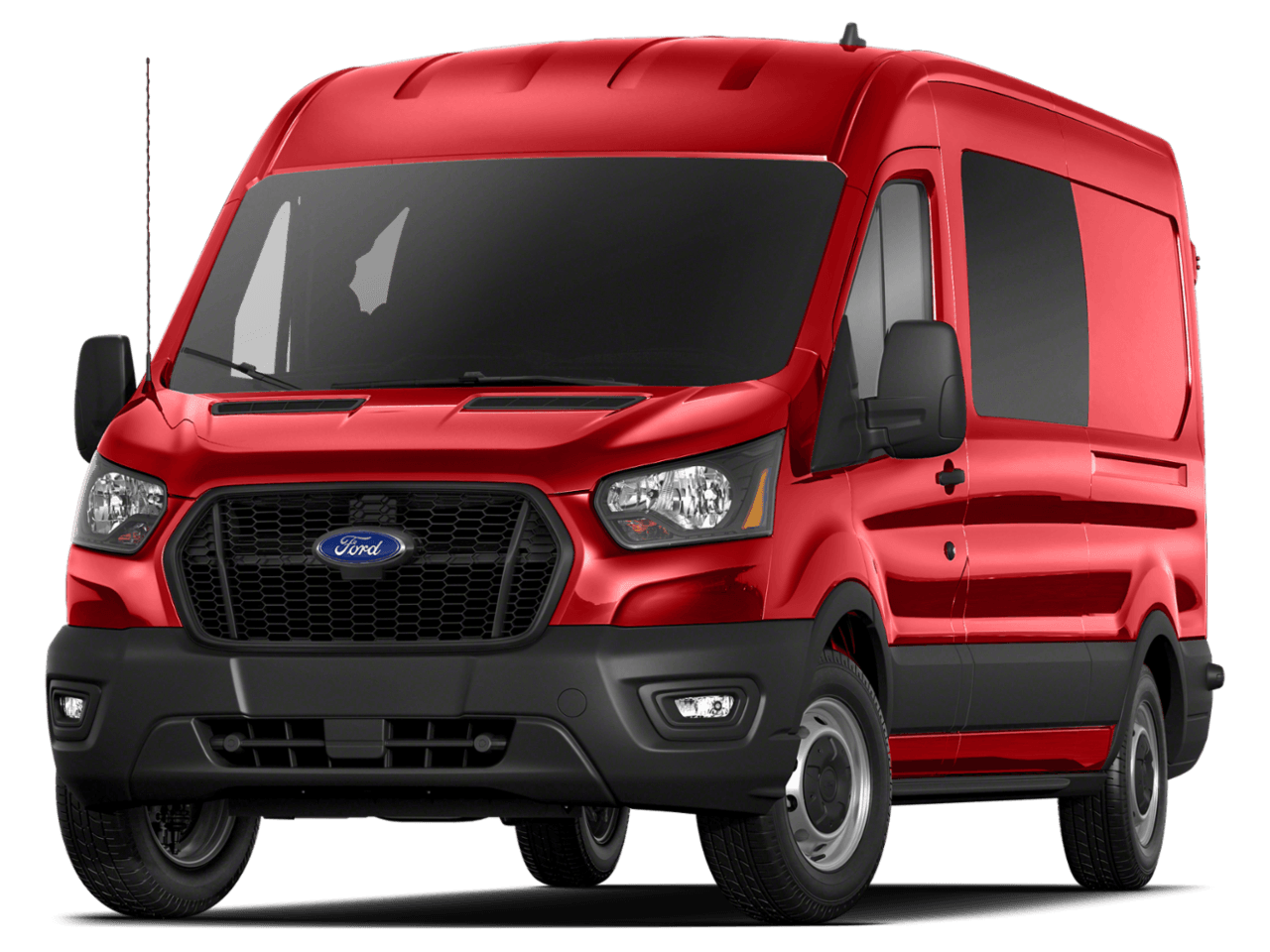 2023 Ford Transit Crew Van  - Front 3/4, facing to the left