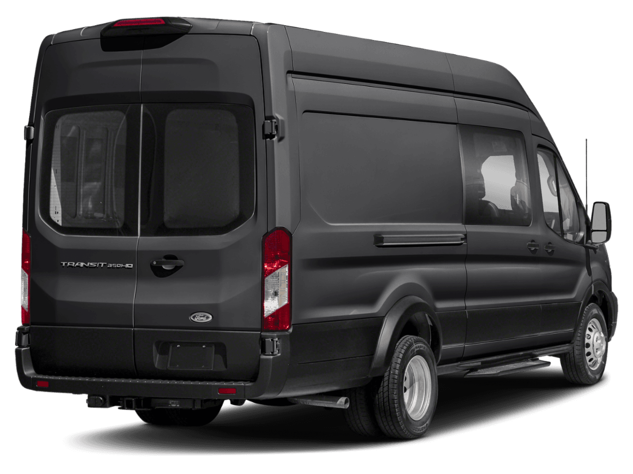 2023 Ford Transit Crew Van  - Rear 3/4, facing to the right