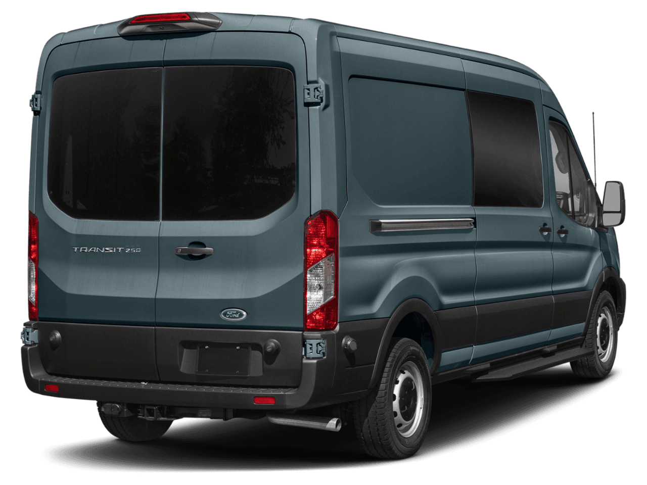 2023 Ford Transit Crew Van  - Rear 3/4, facing to the right