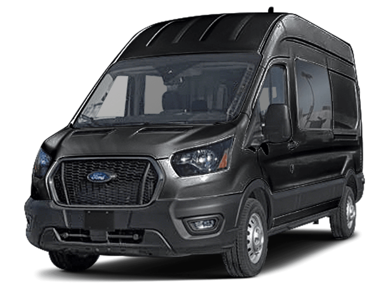 2023 Ford Transit Crew Van  - Front 3/4, facing to the left