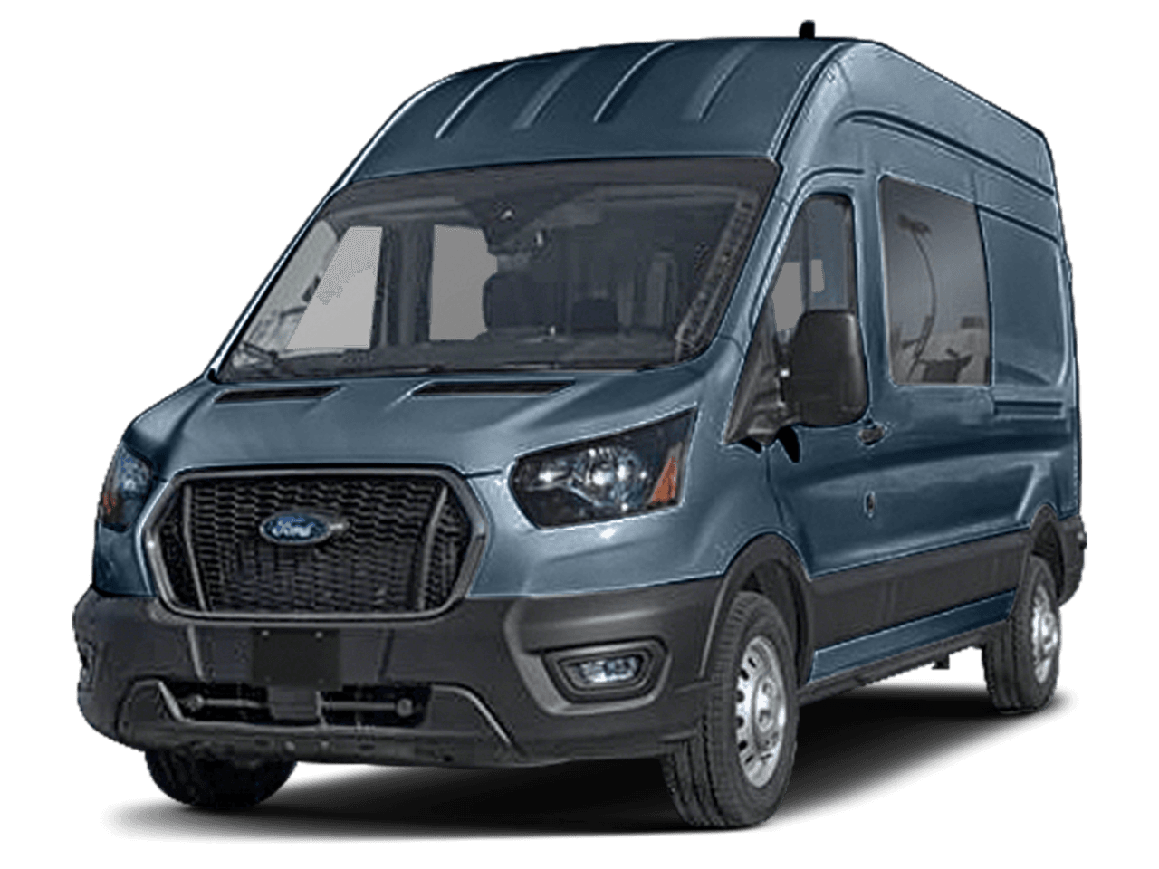 2023 Ford Transit Crew Van  - Front 3/4, facing to the left