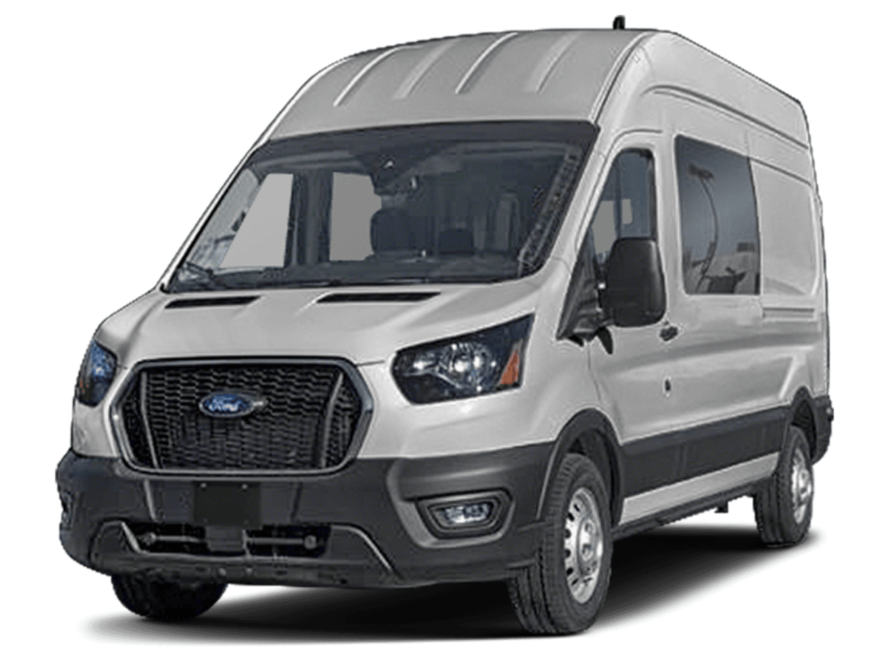 2023 Ford Transit Crew Van  - Front 3/4, facing to the left