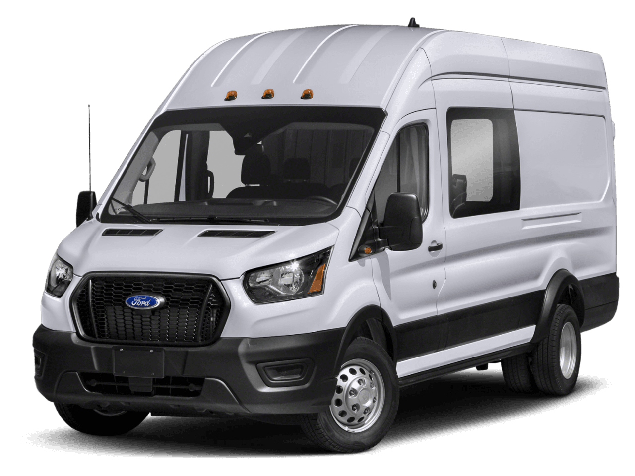 2023 Ford Transit Crew Van  - Front 3/4, facing to the left