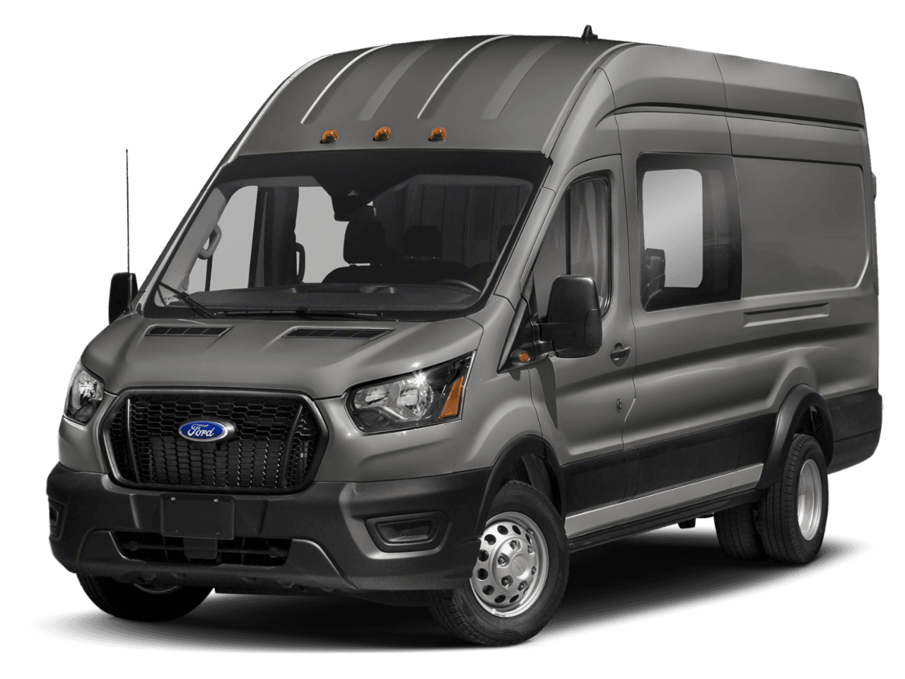 2023 Ford Transit Crew Van  - Front 3/4, facing to the left
