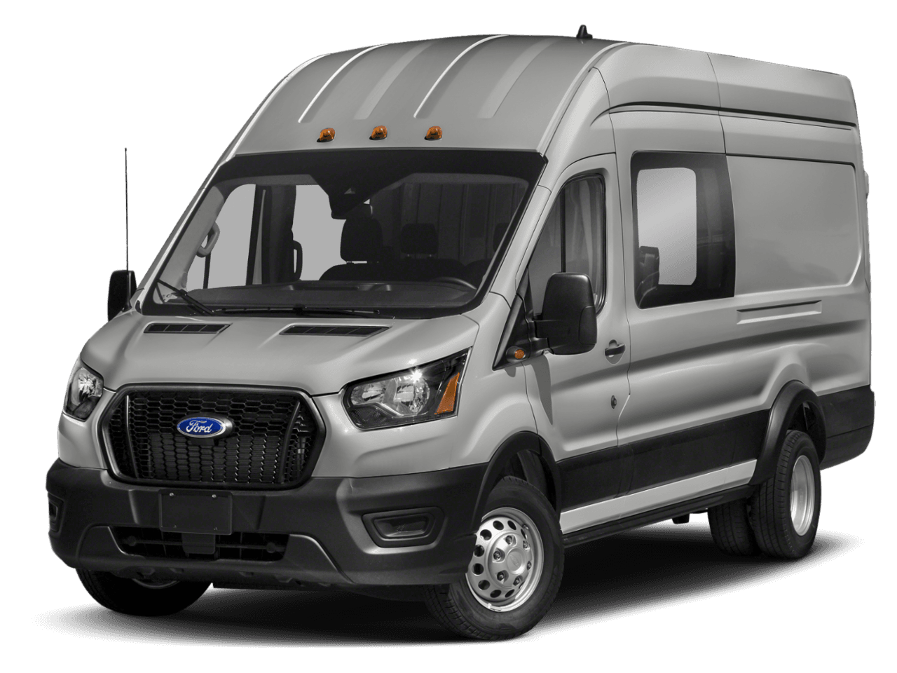 2023 Ford Transit Crew Van  - Front 3/4, facing to the left