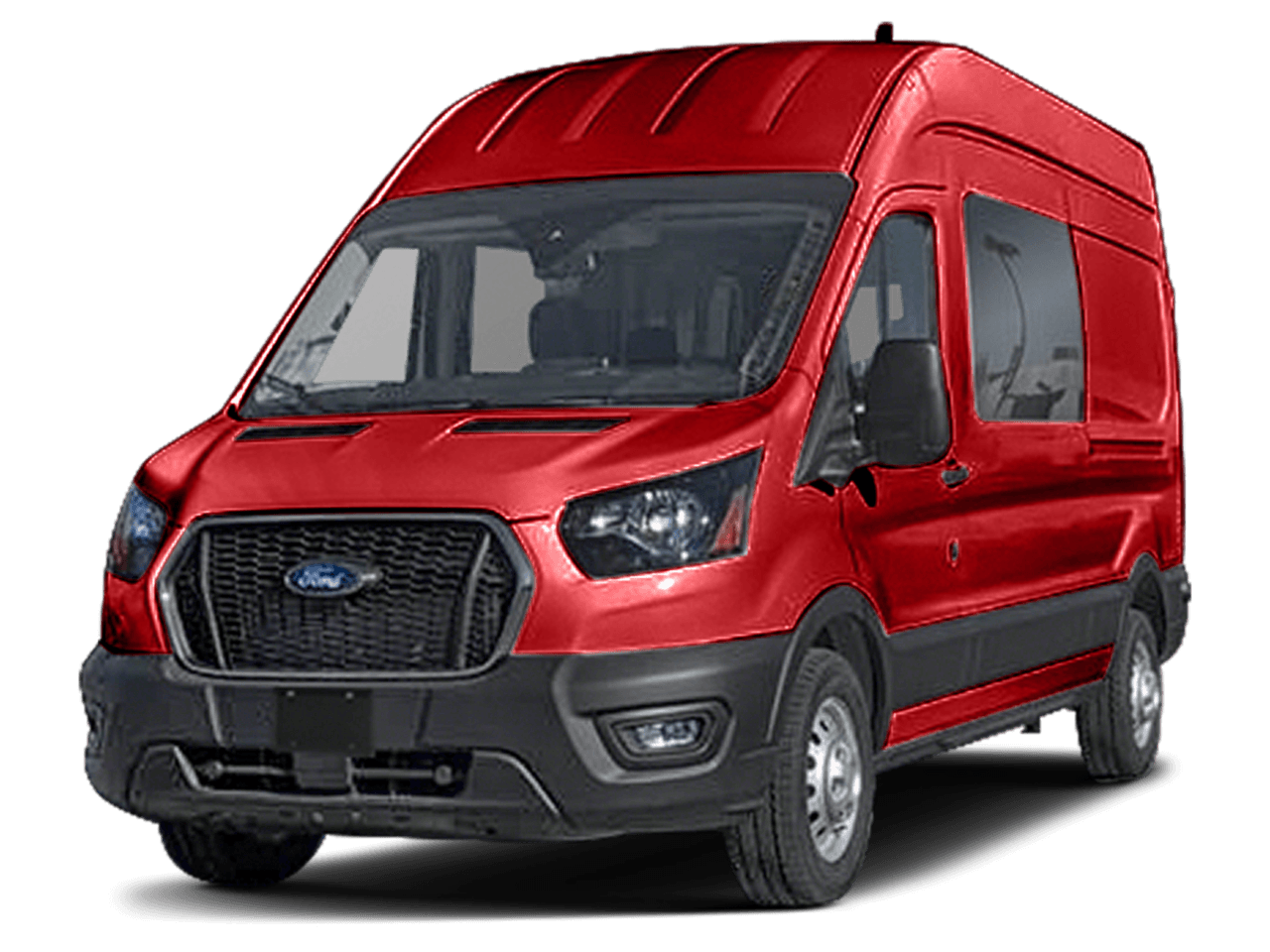 2023 Ford Transit Crew Van  - Front 3/4, facing to the left