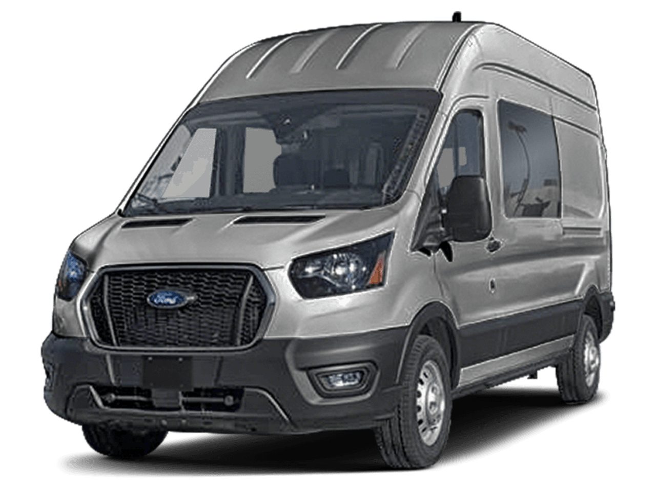 2023 Ford Transit Crew Van  - Front 3/4, facing to the left