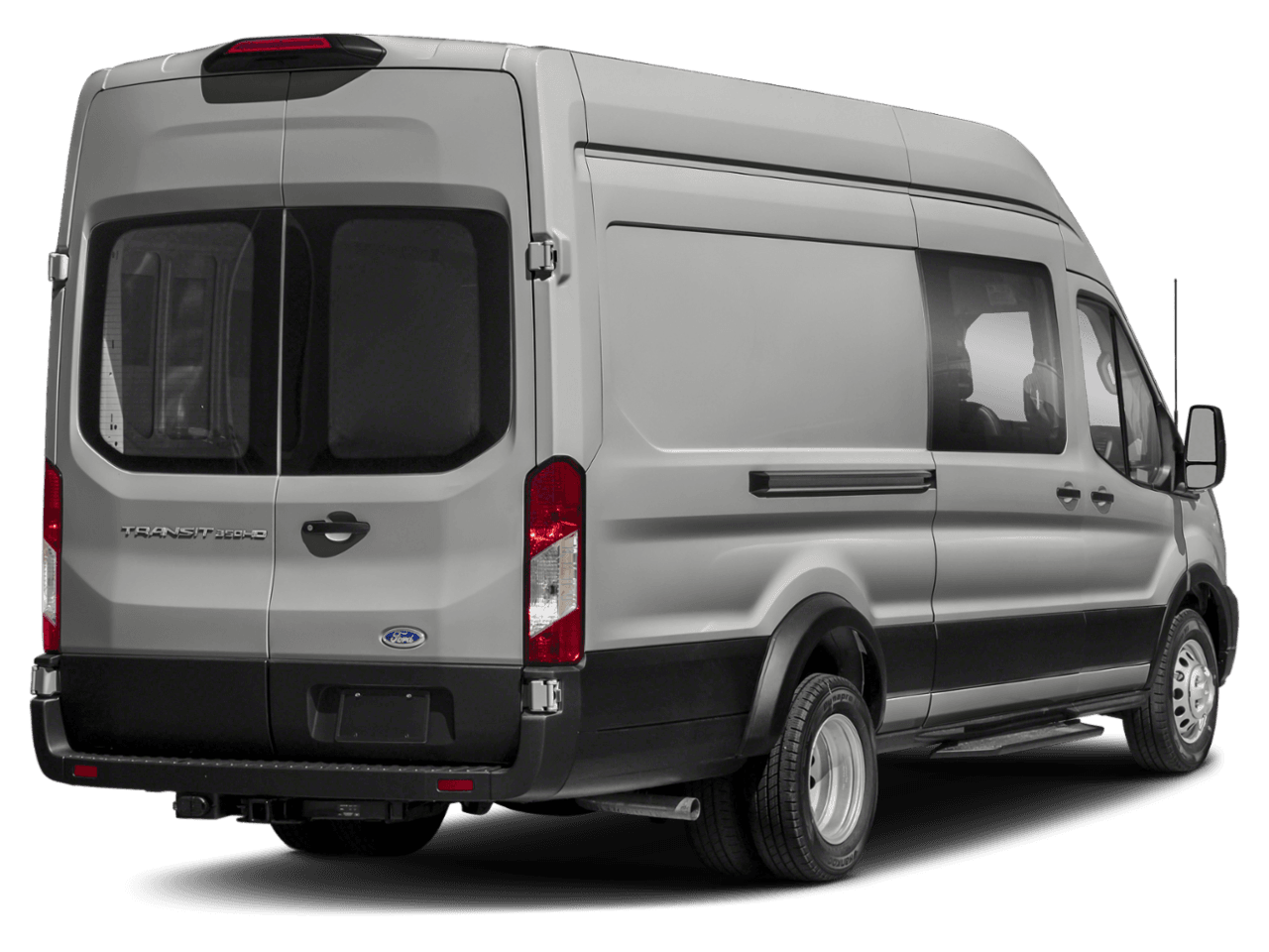 2023 Ford Transit Crew Van  - Rear 3/4, facing to the right