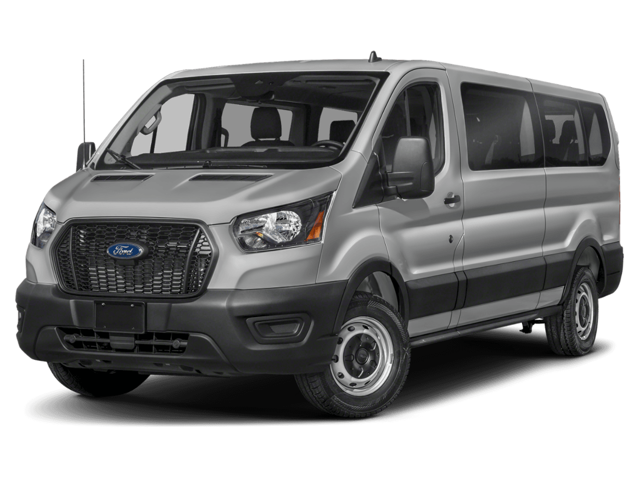 2023 Ford Transit Passenger Wagon XL - Front 3/4, facing to the left