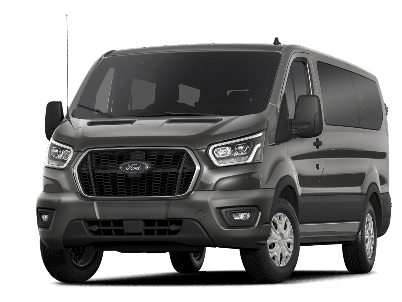 2023 Ford Transit Passenger Wagon XL - Front 3/4, facing to the left