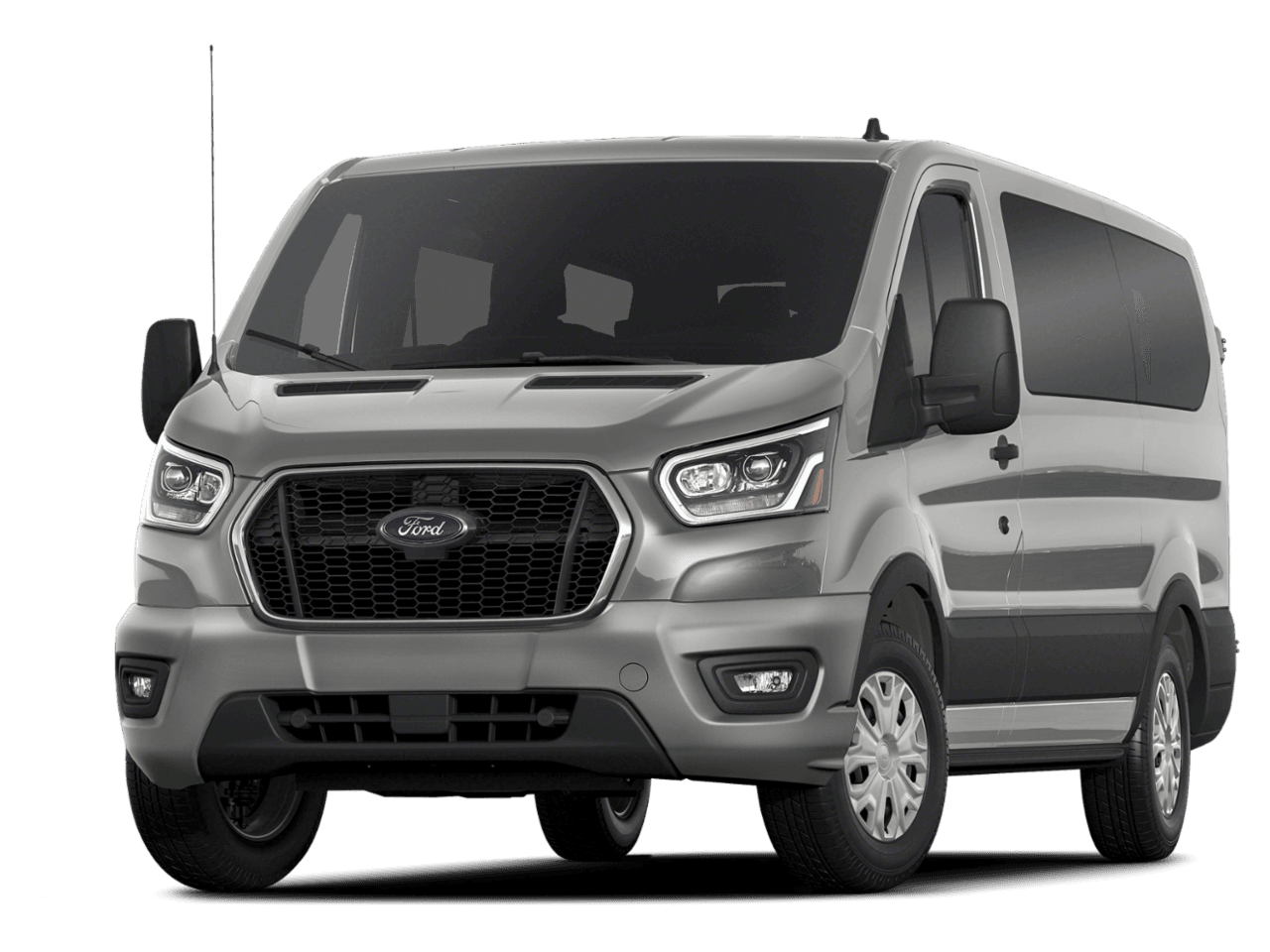 2023 Ford Transit Passenger Wagon XL - Front 3/4, facing to the left