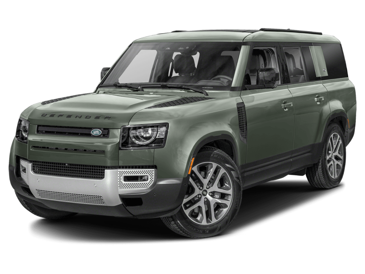 2023 Land Rover Defender 130 - Front 3/4, facing to the left