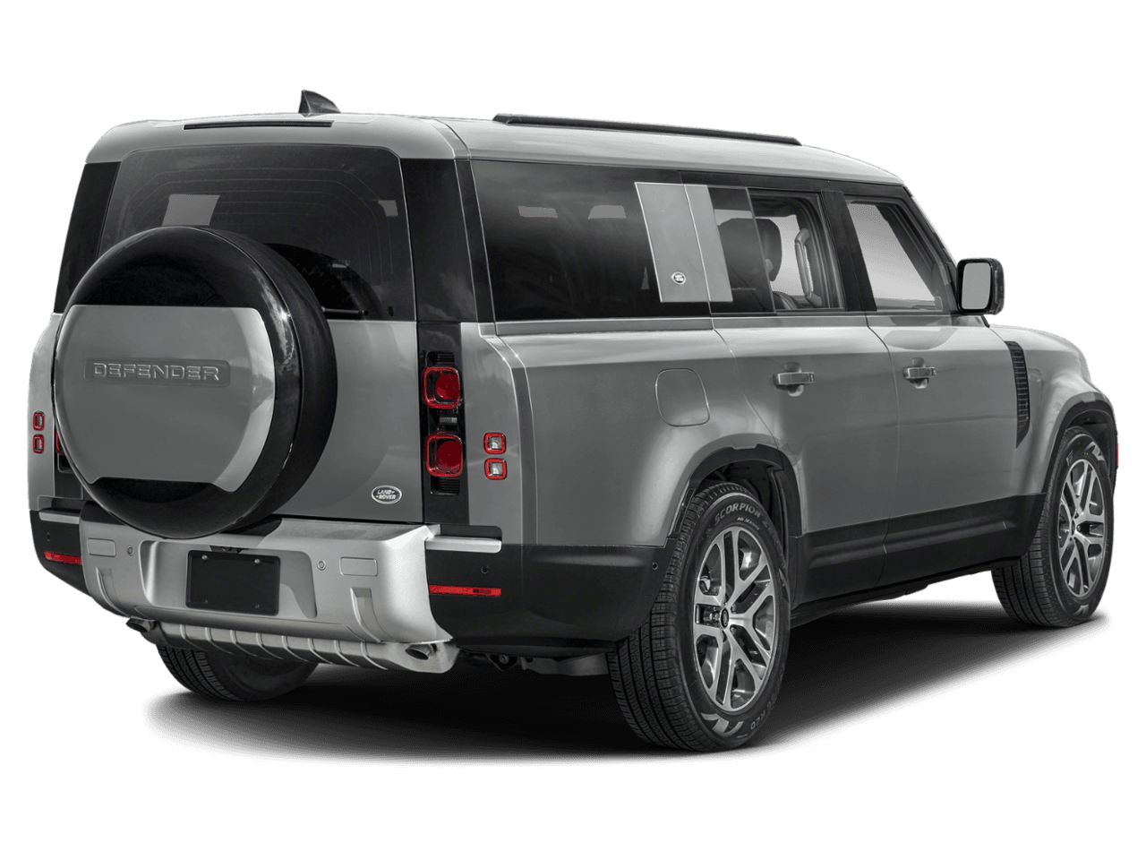 2023 Land Rover Defender 130 - Rear 3/4, facing to the right