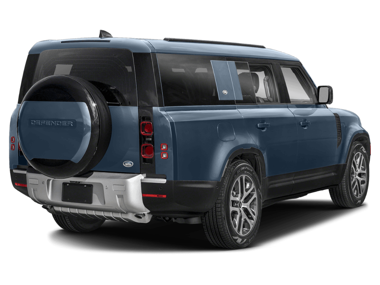 2023 Land Rover Defender 130 - Rear 3/4, facing to the right